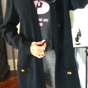 St John Knit Relaxed Fit Sweater Jacket